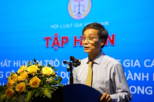 Chủ tịch Hội Luật gia Việt Nam: Nghị quyết 66 là "cơ hội vàng" của đội ngũ luật gia- Ảnh 1.