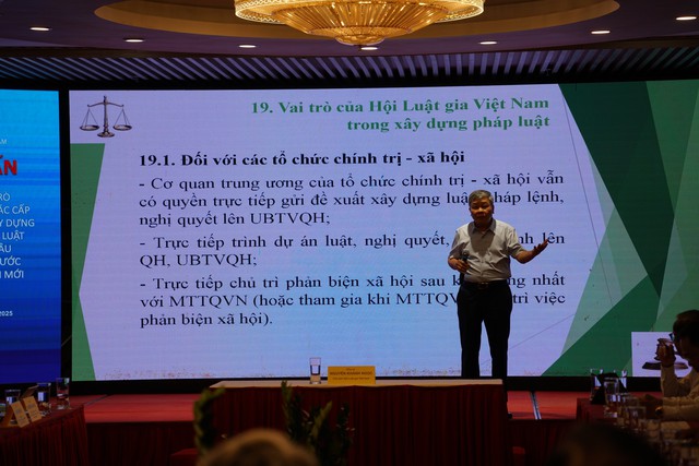 Đẩy mạnh vai trò của Hội Luật gia Việt Nam trong xây dựng pháp luật- Ảnh 4.