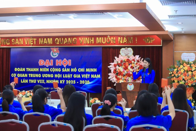 Đại hội Đoàn TNCS Hồ Chí Minh Cơ quan Hội Luật gia Việt Nam thành công tốt đẹp- Ảnh 9.