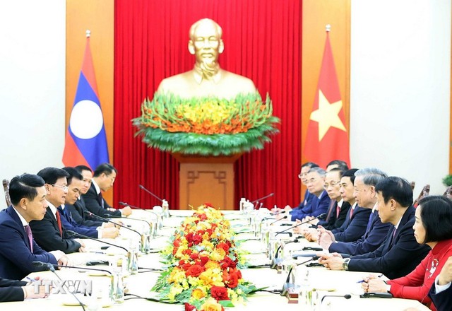 Thành tựu 80 năm của Việt Nam cũng là thành tựu chung của quan hệ Việt - Lào- Ảnh 2. Thành tựu 80 năm của Việt Nam cũng là thành tựu chung của quan hệ Việt - Lào- Ảnh 2.