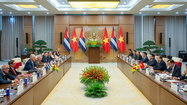 Chủ tịch Quốc hội Trần Thanh Mẫn hội kiến Bí thư thứ nhất, Chủ tịch nước Cuba- Ảnh 2. Chủ tịch Quốc hội Trần Thanh Mẫn hội kiến Bí thư thứ nhất, Chủ tịch nước Cuba- Ảnh 2.
