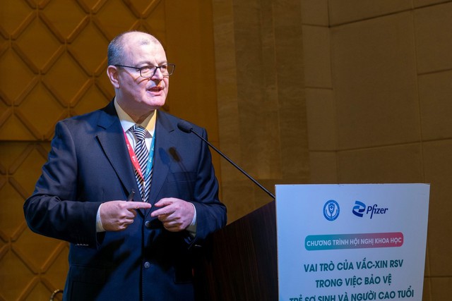 Pfizer Việt Nam và Hội Y học Dự phòng Việt Nam tổ chức hội nghị vai trò của vắc-xin trong việc bảo vệ trẻ sơ sinh và người cao tuổi - Ảnh 4.