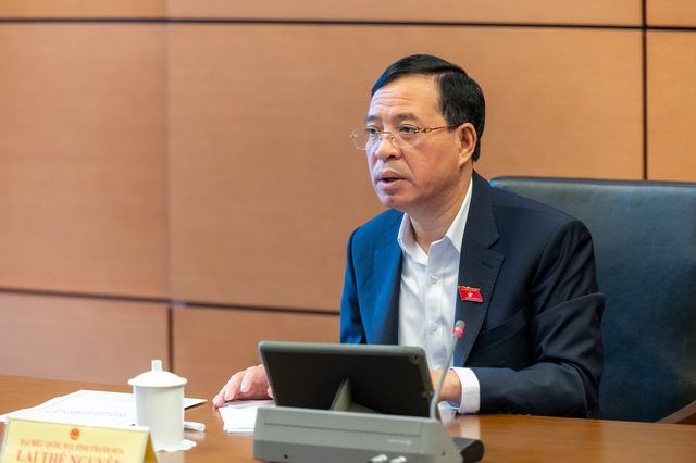 Cho thôi làm nhiệm vụ ĐBQH khóa XV với ông Lại Thế Nguyên, Trần Quốc Nam - Ảnh 2.