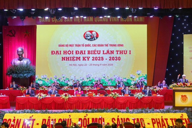 Đại hội đại biểu Đảng bộ Mặt trận Tổ quốc, các đoàn thể Trung ương lần thứ I, nhiệm kỳ 2025-2030 - Ảnh 3.