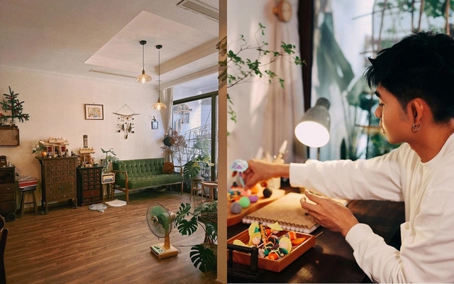 Tổ ấm rộng 75m2 của Jun Phạm, nơi chữa lành cực chill - Ảnh 1.
