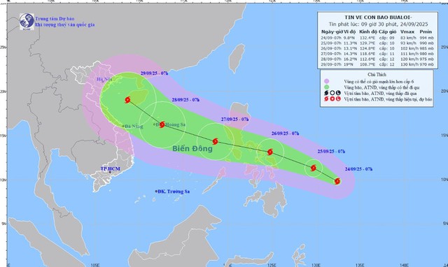 Siêu bão số 9 chưa tan, mầm bão số 10 "lộ diện", dự báo hướng về nơi này nước ta - Ảnh 2.