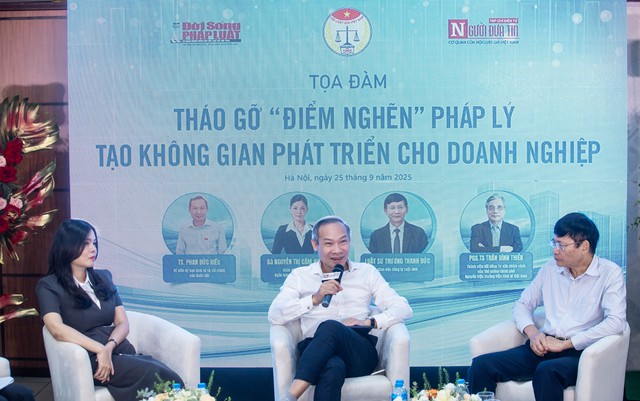 Tổng thuật Tọa đàm "Tháo gỡ điểm nghẽn pháp lý tạo không gian phát triển cho doanh nghiệp"- Ảnh 22.