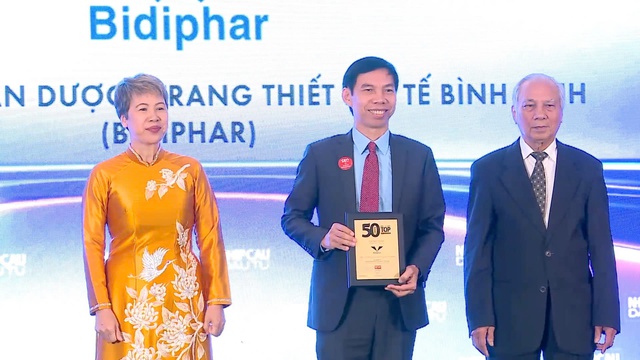 Bidiphar được vinh danh top 50 công ty kinh doanh hiệu quả nhất Việt Nam- Ảnh 1.