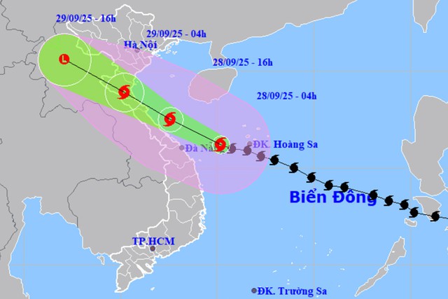 Bão số 10 di chuyển rất nhanh, nơi nào rủi ro thiên tai cấp 4?- Ảnh 1.