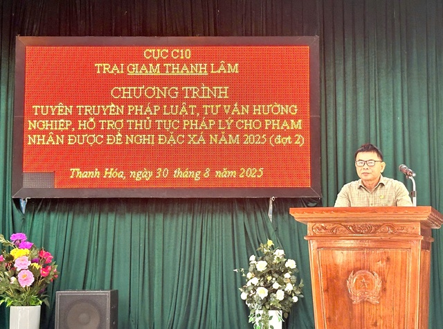 Hội Luật gia tỉnh Thanh Hóa đẩy mạnh tư vấn pháp luật, cho phạm nhân - Ảnh 2.