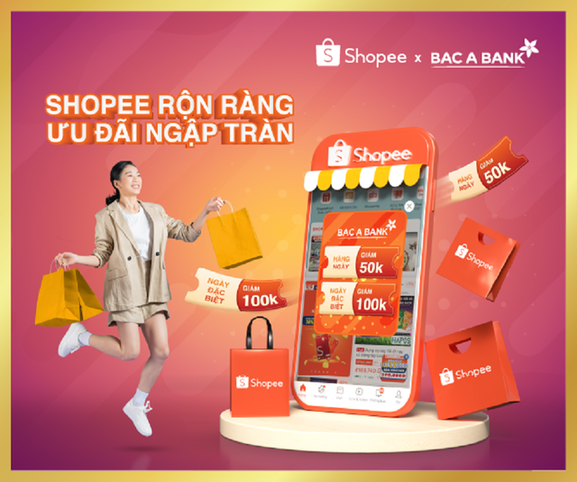 BAC A BANK và Shopee mang đến ưu đãi độc quyền cho chủ thẻ tín dụng- Ảnh 1.