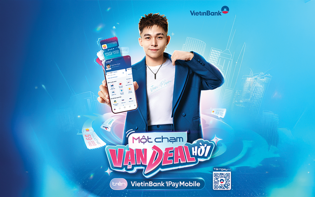 Jun Phạm rủ fan “săn deal cực hời” trên VietinBank iPay Mobile - Ảnh 1.