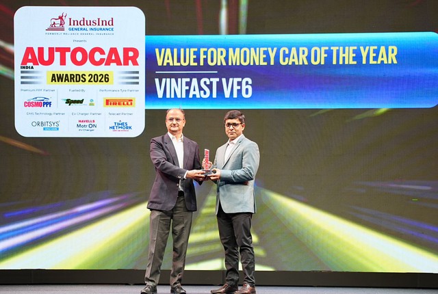 VinFast VF 6 nhận giải &ldquo;mẫu xe đ&aacute;ng tiền nhất năm&rdquo; tại Autocar India Awards 2026 - Ảnh 1.