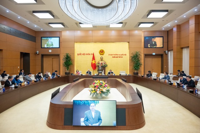 Khai mạc Phi&ecirc;n họp thứ 53 của Ủy ban Thường vụ Quốc hội- Ảnh 1.