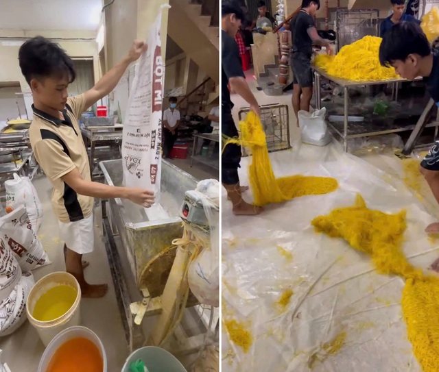 Bắt chủ cơ sở Ch&acirc;u Ph&aacute;t sản xuất 800 tấn m&igrave; trộn h&oacute;a chất - Ảnh 1.