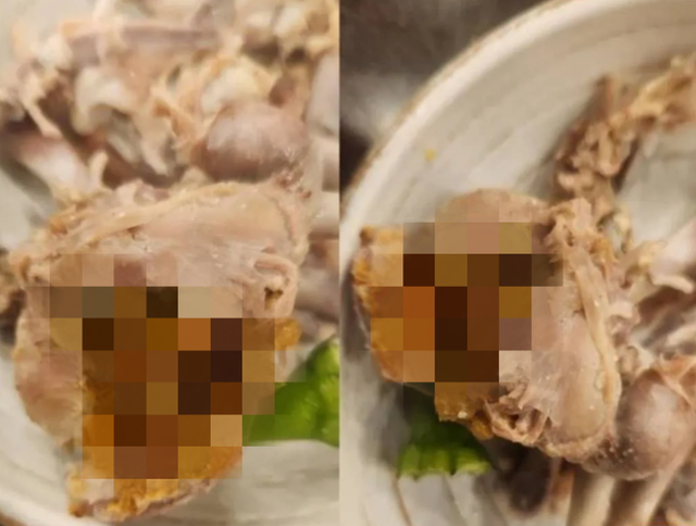 Đang ăn canh g&agrave;, người đ&agrave;n &ocirc;ng sốc ngang khi cắn phải thứ "đ&aacute;ng sợ" k&egrave;m m&ugrave;i thối - Ảnh 1.