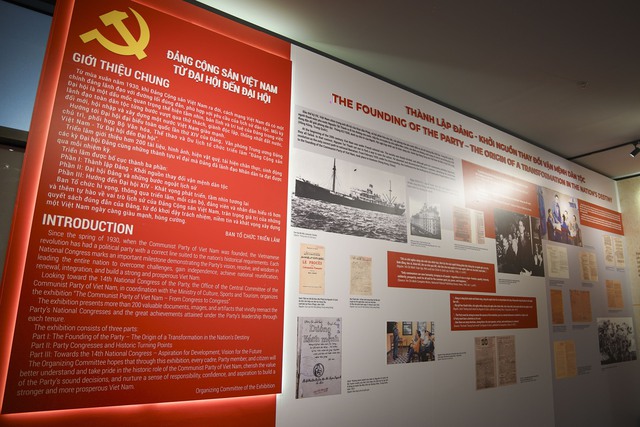 Nh&igrave;n lại lịch sử vẻ vang của Đảng th&ocirc;ng qua triển l&atilde;m c&aacute;c kỳ Đại hội - Ảnh 6.