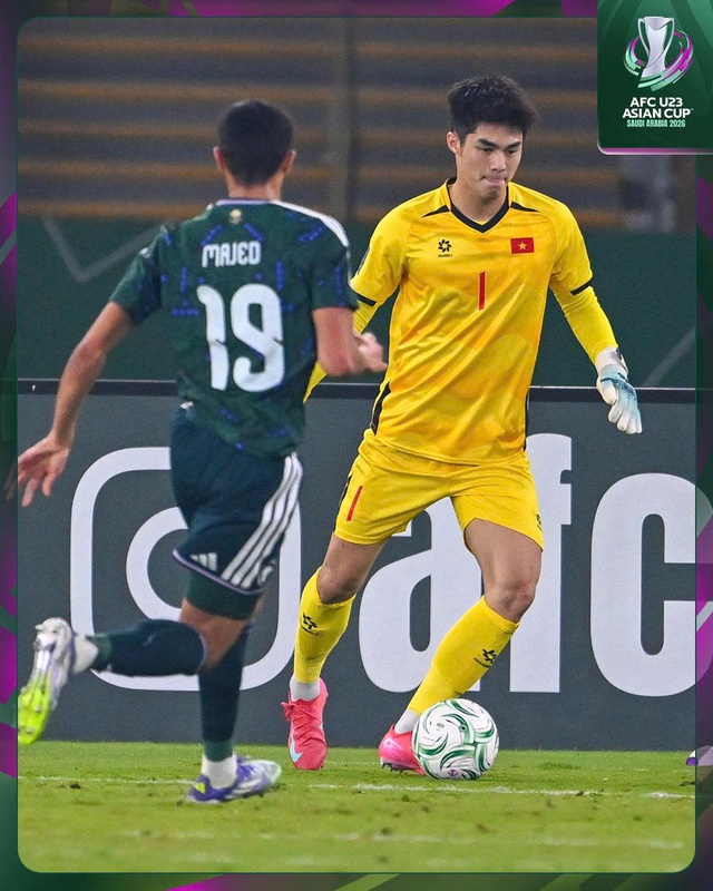 Thủ m&ocirc;n Trung Ki&ecirc;n của U23 Việt Nam được Atletico Madrid v&iacute; như ng&ocirc;i sao Jan Oblak - Ảnh 2.