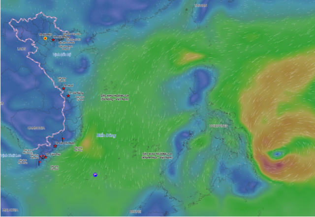 &Aacute;p thấp nhiệt đới gần Biển Đ&ocirc;ng đ&atilde; mạnh l&ecirc;n th&agrave;nh b&atilde;o Nokaen - Ảnh 2.