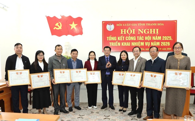 Hội Luật gia Thanh H&oacute;a ghi dấu ấn năm 2025 với nhiều kết quả nổi bật- Ảnh 2.