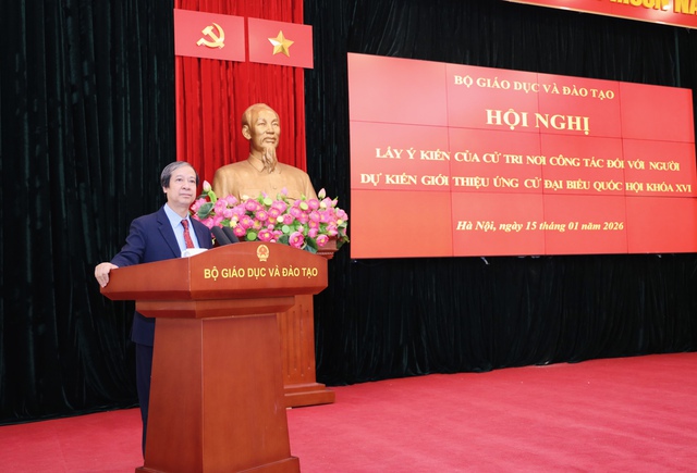 Giới thiệu Bộ trưởng Bộ GD&ĐT ứng cử ĐBQH kh&oacute;a XVI- Ảnh 2.