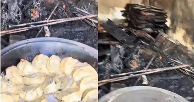 Ngủ qu&ecirc;n khi đang nấu ăn, người đ&agrave;n &ocirc;ng tỉnh dậy bỗng thấy cảnh tượng "nổi da g&agrave;" - Ảnh 1.