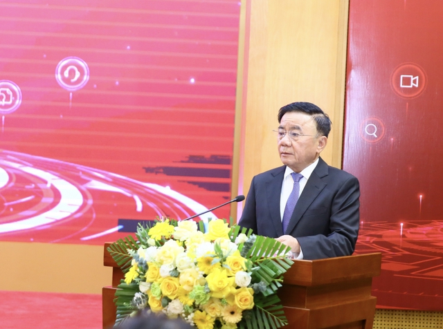 Ph&aacute;t biểu của Thường trực Ban B&iacute; thư tại Lễ ra mắt ứng dụng di động Tuy&ecirc;n gi&aacute;o v&agrave; D&acirc;n vận- Ảnh 1.