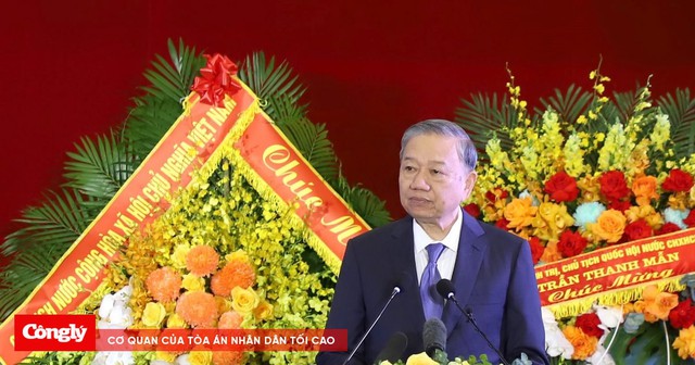 T&ograve;a &aacute;n nh&acirc;n d&acirc;n: Ph&aacute;o đ&agrave;i ch&iacute;nh trị &ndash; ph&aacute;p l&yacute;, điểm tựa của thể chế, niềm tin của Nh&acirc;n d&acirc;n - Ảnh 1.