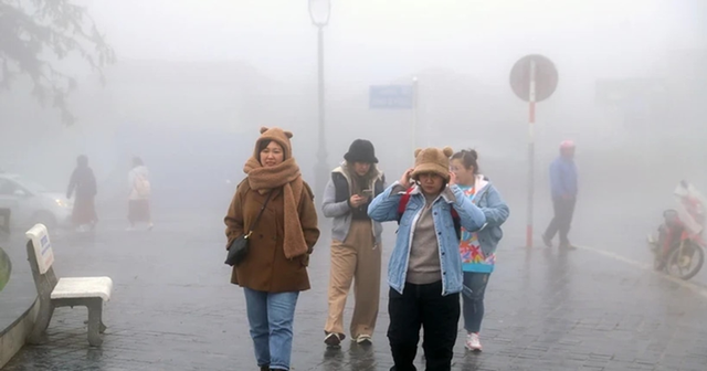 Miền Bắc đ&oacute;n đợt kh&ocirc;ng kh&iacute; lạnh mạnh "lạ thường", liệu xuất hiện băng gi&aacute;? - Ảnh 1.