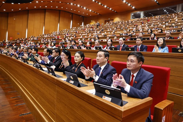 Đại hội Đại biểu to&agrave;n quốc lần thứ XIV của Đảng th&agrave;nh c&ocirc;ng tốt đẹp - Ảnh 6.