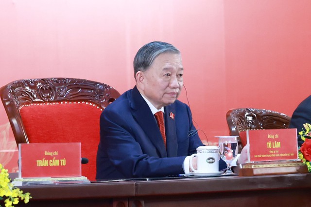 Tổng B&iacute; thư T&ocirc; L&acirc;m chủ tr&igrave; họp b&aacute;o quốc tế c&ocirc;ng bố kết quả Đại hội XIV của Đảng - Ảnh 2.
