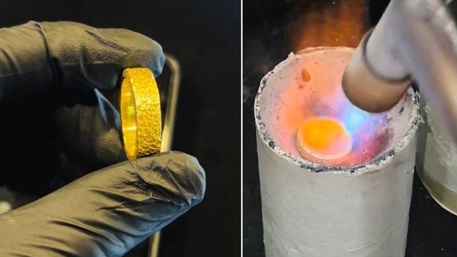 Mang nhẫn v&agrave;ng mới mua đi kiểm tra, nam thanh ni&ecirc;n sốc khi biết gi&aacute; trị - Ảnh 1.