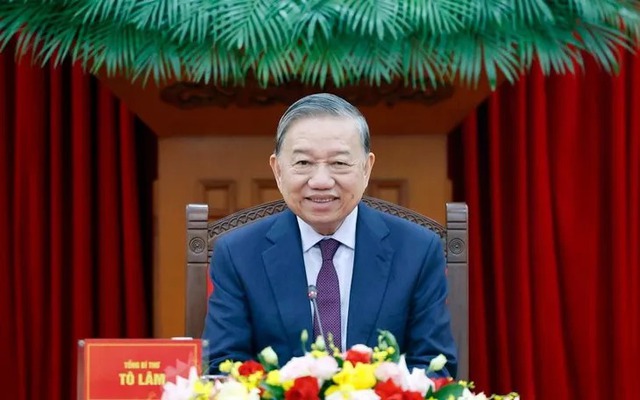 Tổng thống Putin điện đ&agrave;m, ch&uacute;c mừng Tổng B&iacute; thư T&ocirc; L&acirc;m- Ảnh 2.