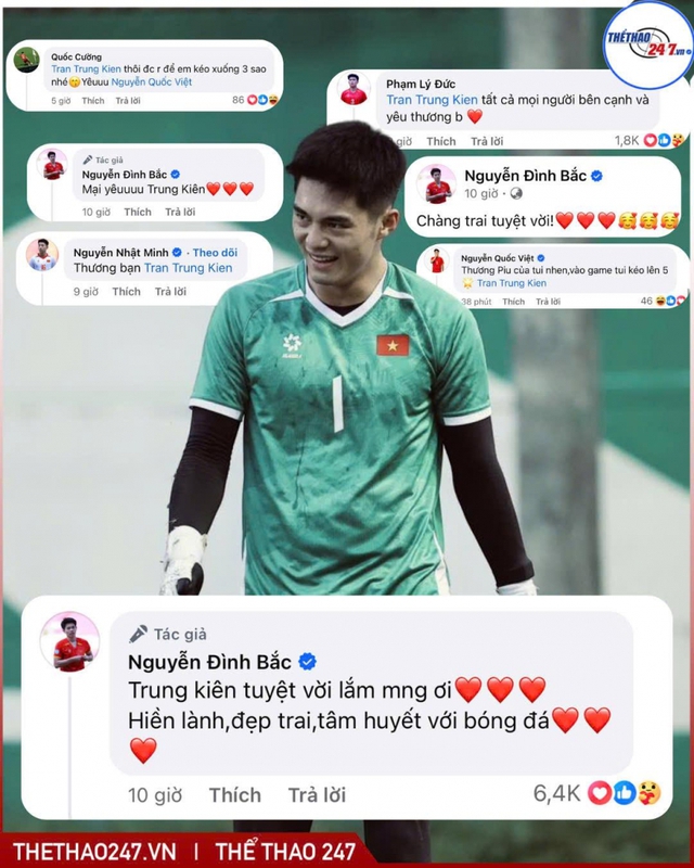 Thủ m&ocirc;n Trung Ki&ecirc;n khiến người h&acirc;m mộ lo lắng - Ảnh 3.