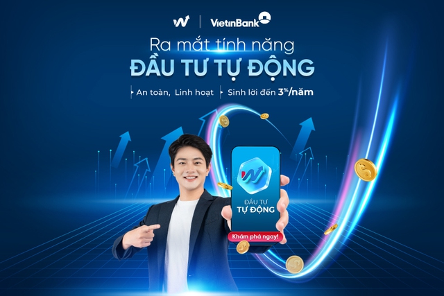 Tiền nhàn rỗi tự động sinh lời an toàn cùng tính năng mới trên V-Wealth của VietinBank - Ảnh 1.