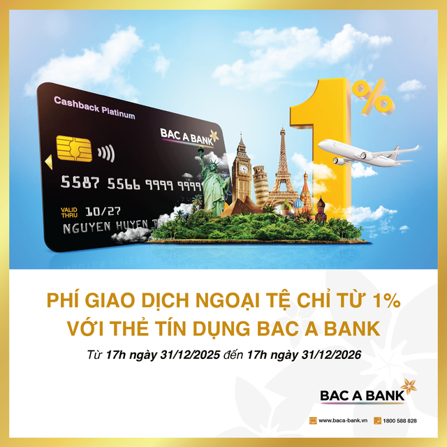 Hứng khởi bắt đầu h&agrave;nh tr&igrave;nh năm ch&acirc;u c&ugrave;ng thẻ t&iacute;n dụng BAC A BANK - Ảnh 1.