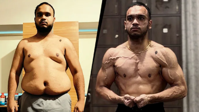 Nam thanh ni&ecirc;n nặng 127 kg "lột x&aacute;c" ngoạn mục nhờ phương ph&aacute;p "lạ"- Ảnh 1.