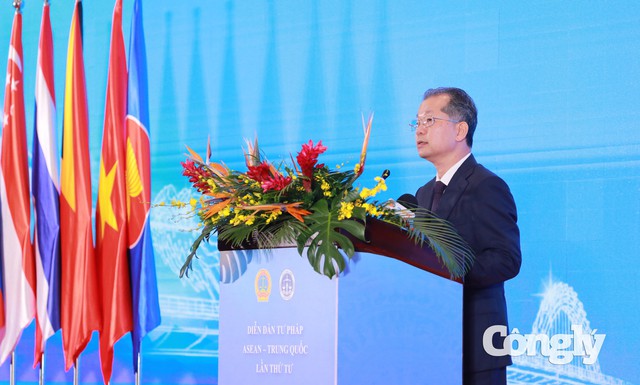 Khai mạc Diễn đàn Tư pháp ASEAN – Trung Quốc lần thứ tư: Tăng cường kết nối, hướng tới nền tư pháp hiện đại - Ảnh 1.