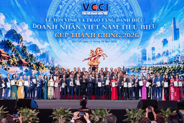 Chủ tịch Yến s&agrave;o Kh&aacute;nh Ho&agrave; nhận danh hiệu &ldquo;Doanh nh&acirc;n Việt Nam ti&ecirc;u biểu - C&uacute;p Th&aacute;nh Gi&oacute;ng năm 2026&rdquo; - Ảnh 2.