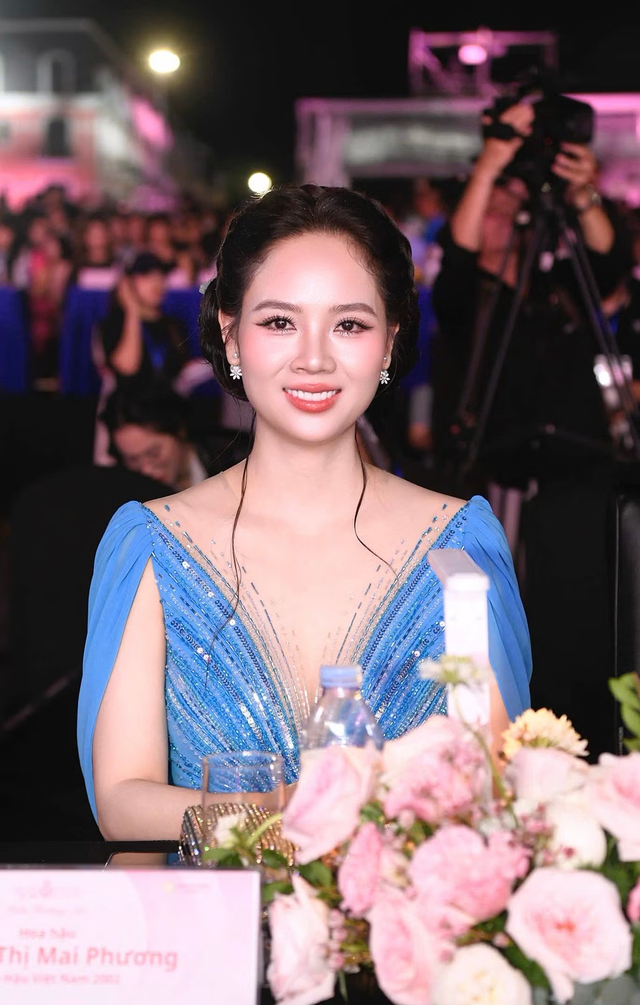 Ngỡ ng&agrave;ng nhan sắc Hoa hậu Mai Phương sau nhiều năm vắng b&oacute;ng showbiz - Ảnh 1.