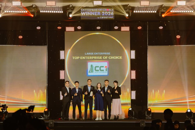 CC1 được vinh danh tại Enterprise Of Choice 2026, khẳng định sức hút thương hiệu tuyển dụng - Ảnh 2.