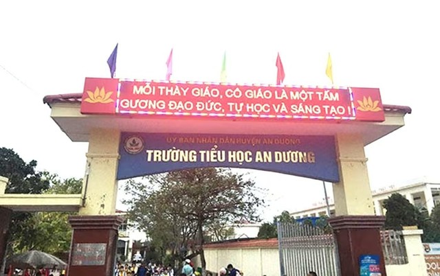 Công an Tp.Hải Phòng thông tin vụ học sinh lớp 1 tử vong ở sân trường - Ảnh 1.