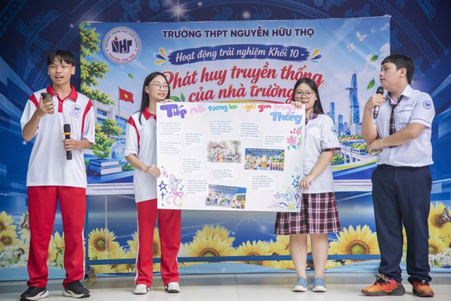 Một trường THPT ở Tp.HCM dự kiến chỉ học chính khóa 4 ngày/tuần - Ảnh 1.