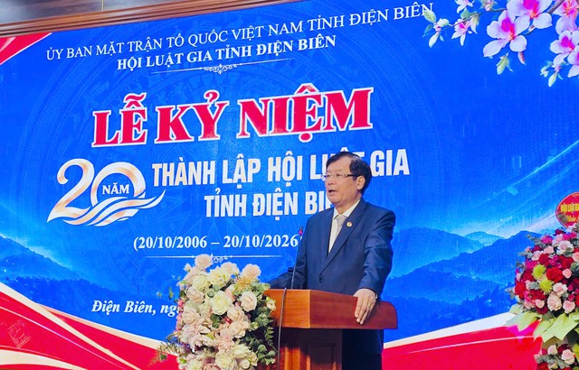 Hội Luật gia tỉnh Điện Biên: 20 năm đoàn kết, đổi mới và phụng sự nhân dân - Ảnh 3.