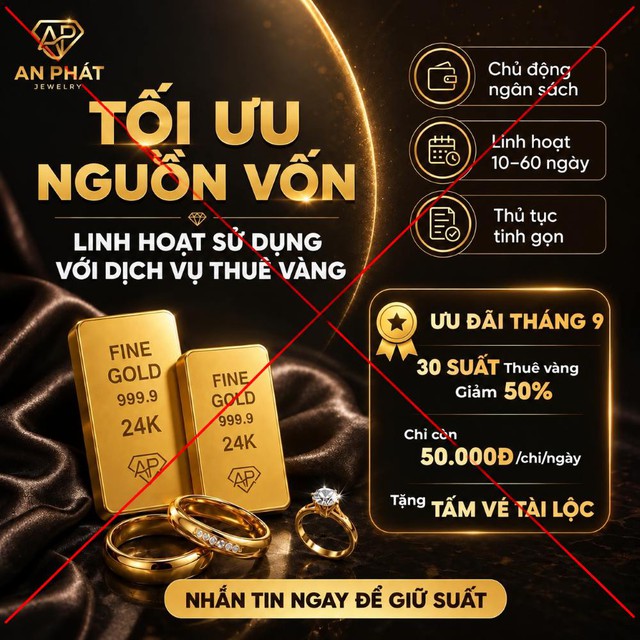 Triệt phá các nhóm tín dụng đen núp bóng dịch vụ cho thuê vàng - Ảnh 2.