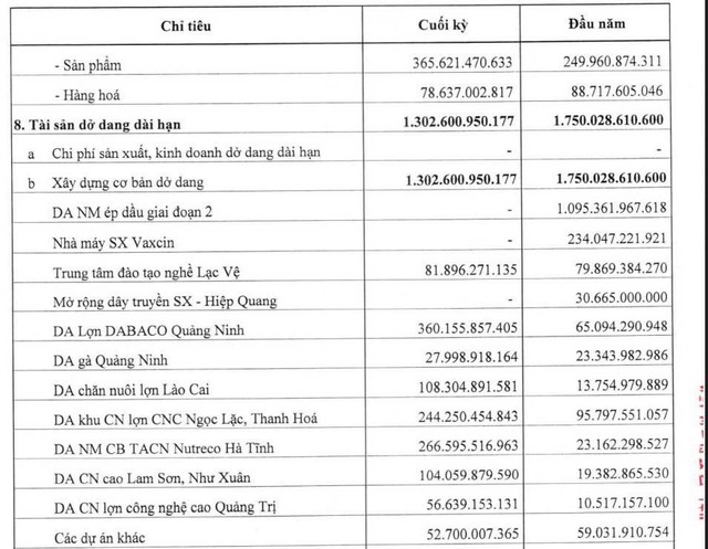 Dư nợ vay vượt 7.600 tỷ đồng, Dabaco vẫn rót thêm nghìn tỷ vào các dự án - Ảnh 2.