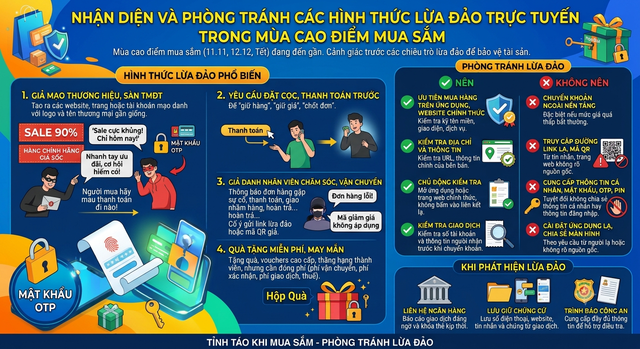 Cảnh báo thủ đoạn giả mạo sàn thương mại điện tử, lừa đảo mua sắm dịp cuối năm- Ảnh 1.