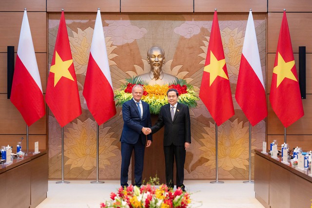 Chủ tịch Quốc hội Trần Thanh Mẫn hội kiến Thủ tướng Cộng hòa Ba Lan - Ảnh 2.