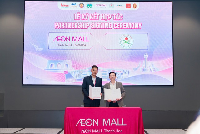 AEON MALL Thanh Hóa và các đối tác ký biên bản hợp tác đào tạo nghề, chăm sóc sức khỏe và an sinh xã hội- Ảnh 8.