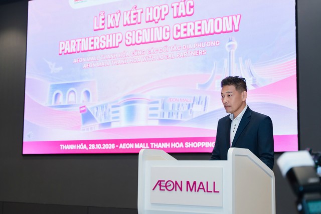 AEON MALL Thanh Hóa và các đối tác ký biên bản hợp tác đào tạo nghề, chăm sóc sức khỏe và an sinh xã hội- Ảnh 1.